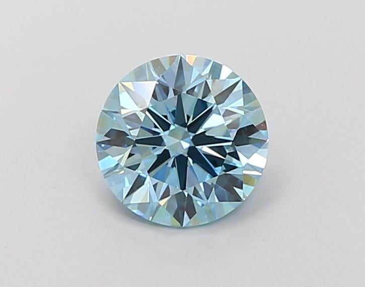 1.08 Ct. Fancy Vivid Blue Round Lab Grown Diamond