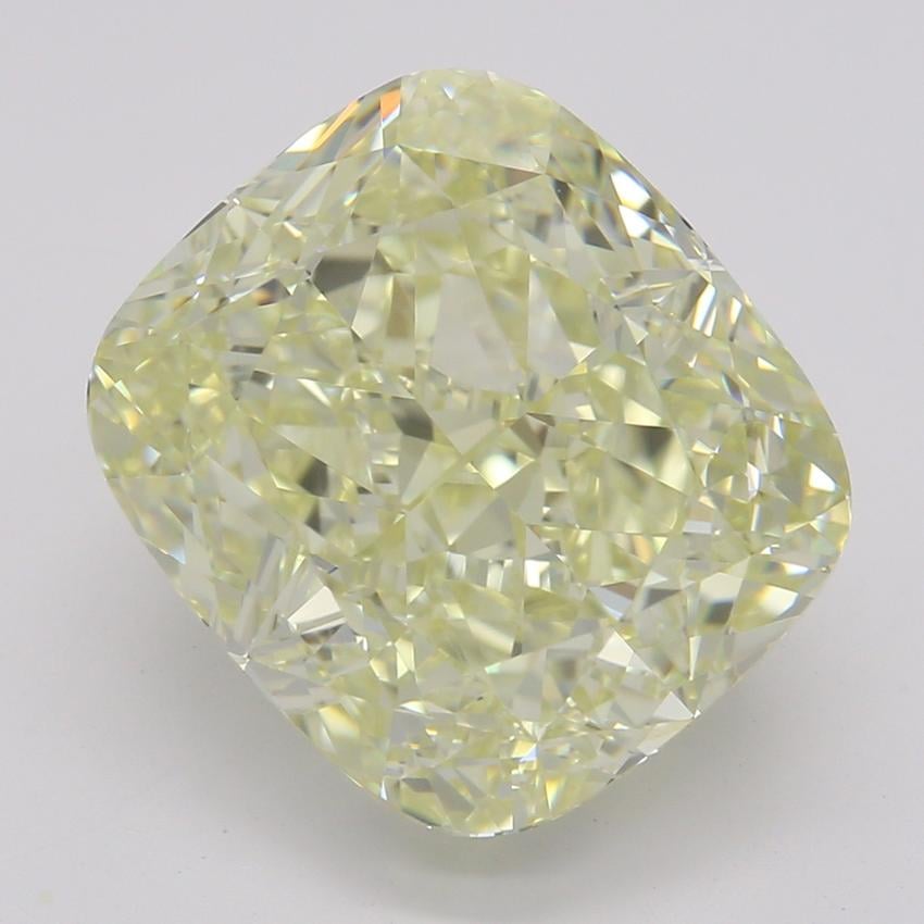 5.08 Ct. Fancy Light Yellow Cushion Diamond