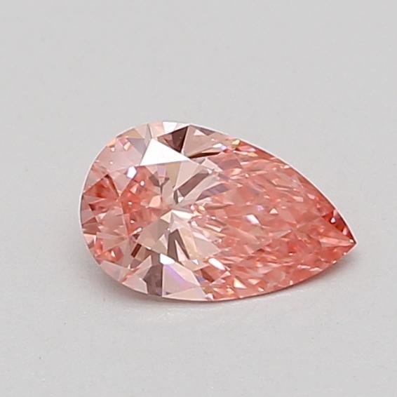 0.50 Ct. Fancy Vivid Pink Pear Lab Grown Diamond