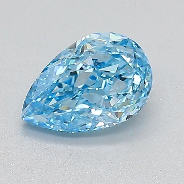 1.03 Ct. Fancy Vivid  Blue Pear Lab Grown Diamond