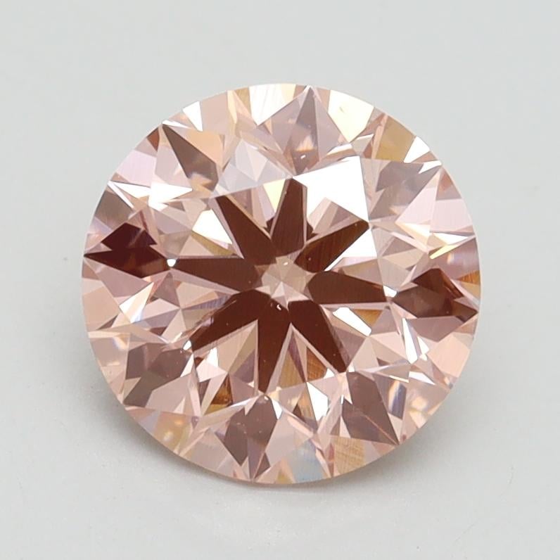 1.71 Ct. Fancy Intense Pink Round Lab Grown Diamond