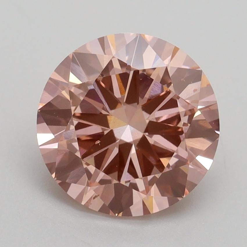 2.31 Ct. Fancy Intense Pink Round Lab Grown Diamond