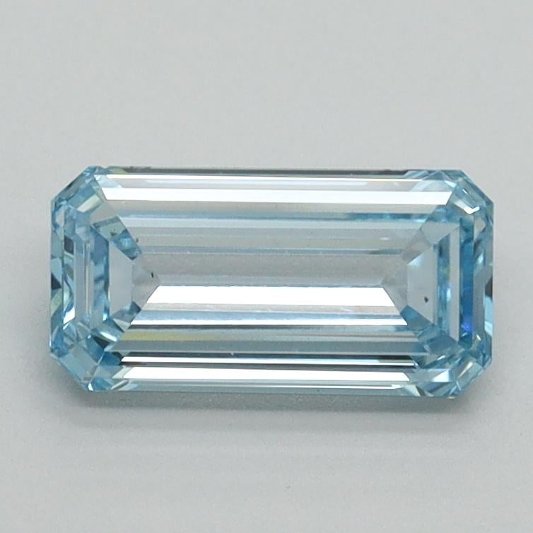 1.04 Ct. Fancy Vivid Blue Emerald Lab Grown Diamond