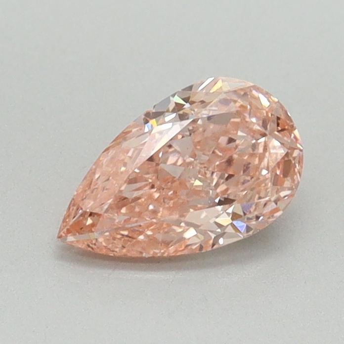 0.58 Ct. Fancy Vivid Pink Pear Lab Grown Diamond