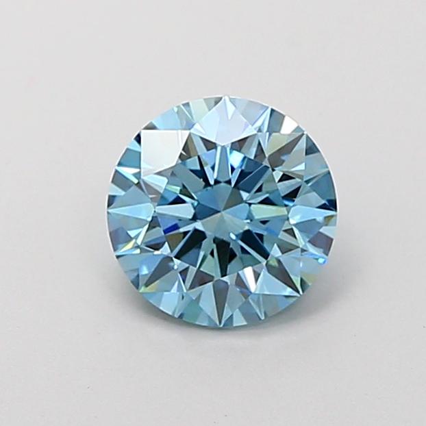 1.20 Ct. Fancy Vivid  Blue Round Lab Grown Diamond