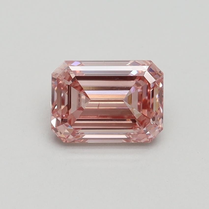 1.00 Ct. Fancy Intense Pink Emerald Lab Grown Diamond