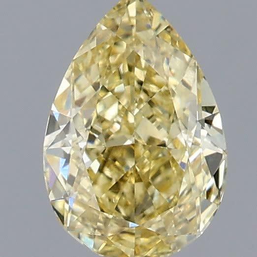 1.00 Ct. Fancy Intense Yellow Pear Lab Grown Diamond