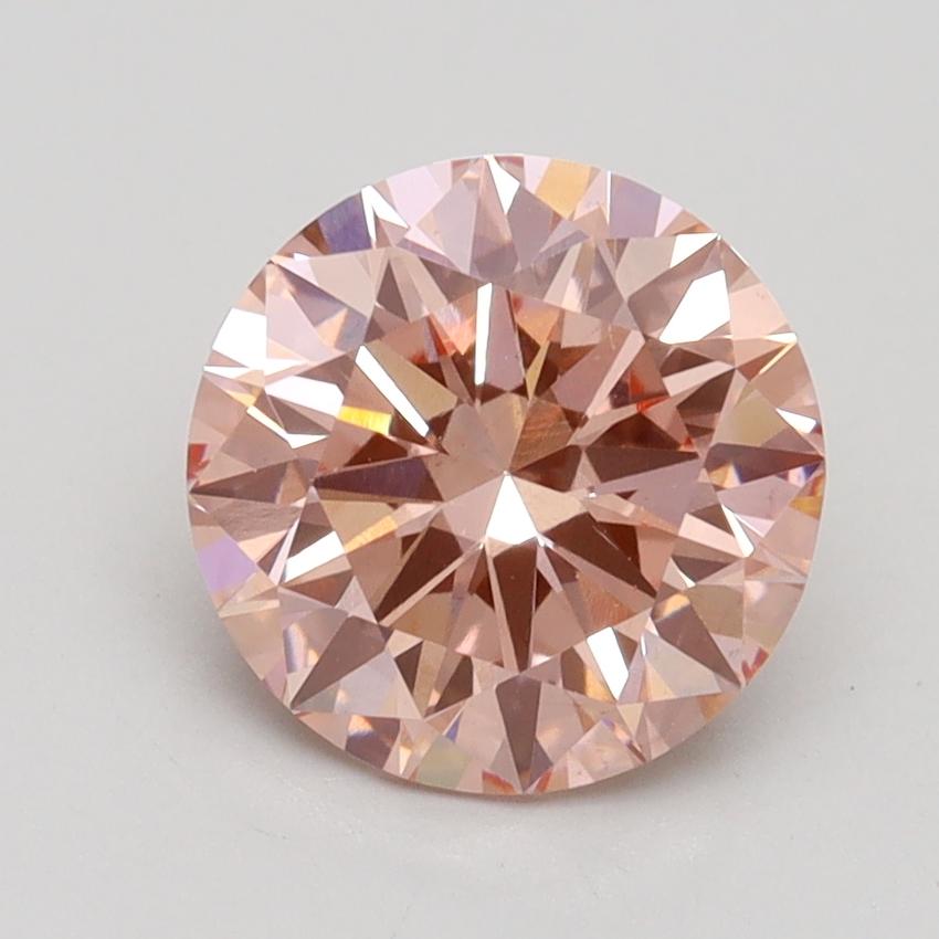 2.03 Ct. Fancy Intense Pink Round Lab Grown Diamond