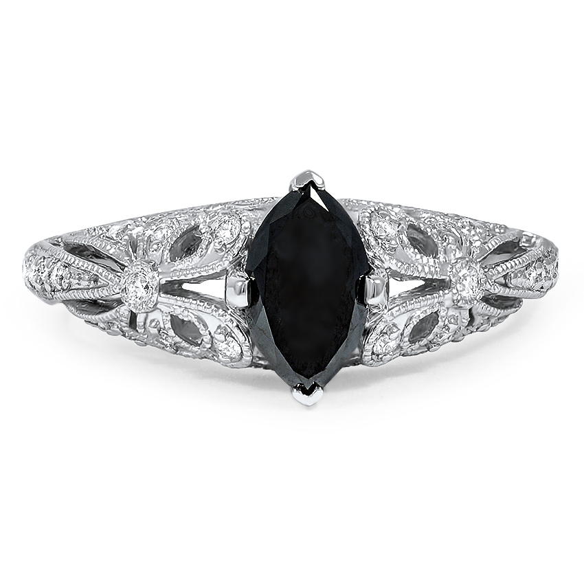 vintage black diamond rings