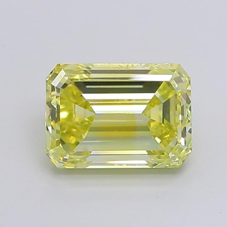 2.5 Ct. Fancy Intense Yellow Emerald Lab Grown Diamond