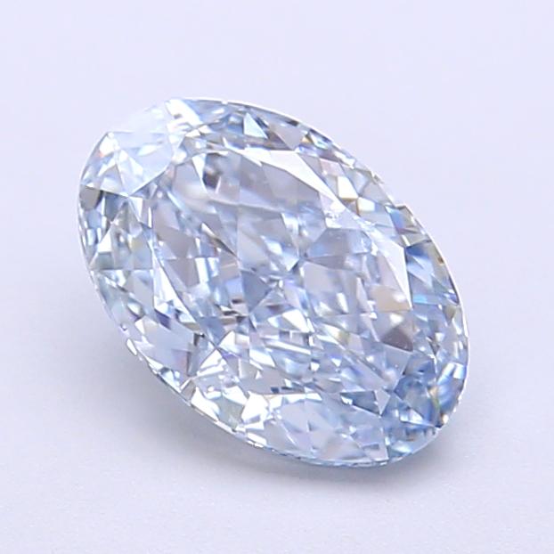 1.26 Ct. Fancy Intense Blue Oval Lab Grown Diamond
