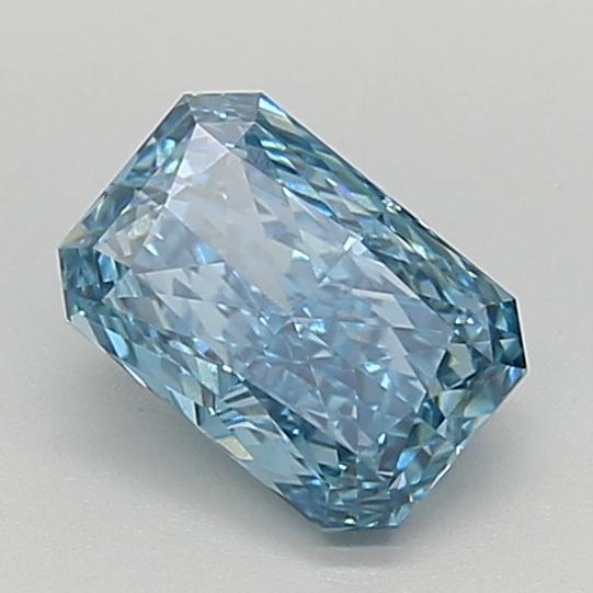 1.34 Ct. Fancy Vivid  Blue Radiant Lab Grown Diamond