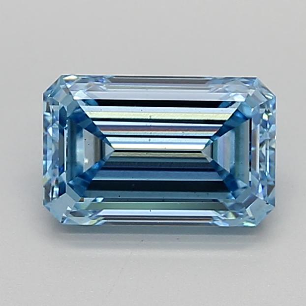 1.99 Ct. Fancy Vivid Blue Emerald Lab Grown Diamond