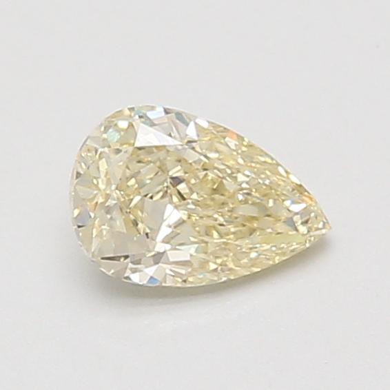 0.60 Ct. Fancy Light Yellow Pear Lab Grown Diamond