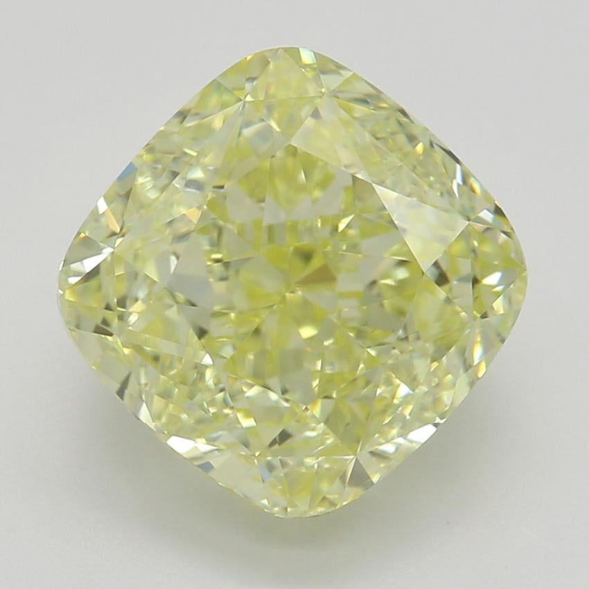 3.03 Ct. Fancy Yellow Cushion Diamond