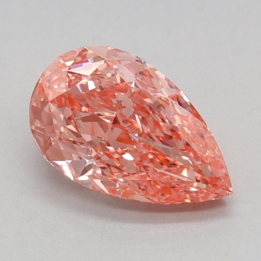 1.10 Ct. Fancy Vivid Pink Pear Lab Grown Diamond