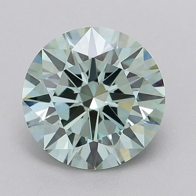 2.36 Ct. Fancy Intense  Green Round Lab Grown Diamond