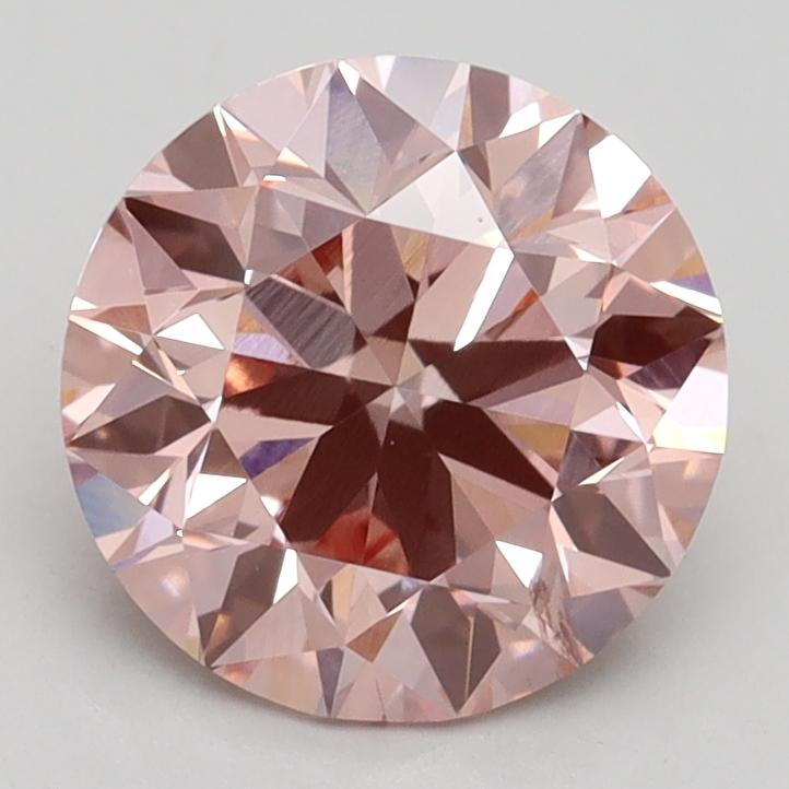 2.15 Ct. Fancy Intense Pink Round Lab Grown Diamond
