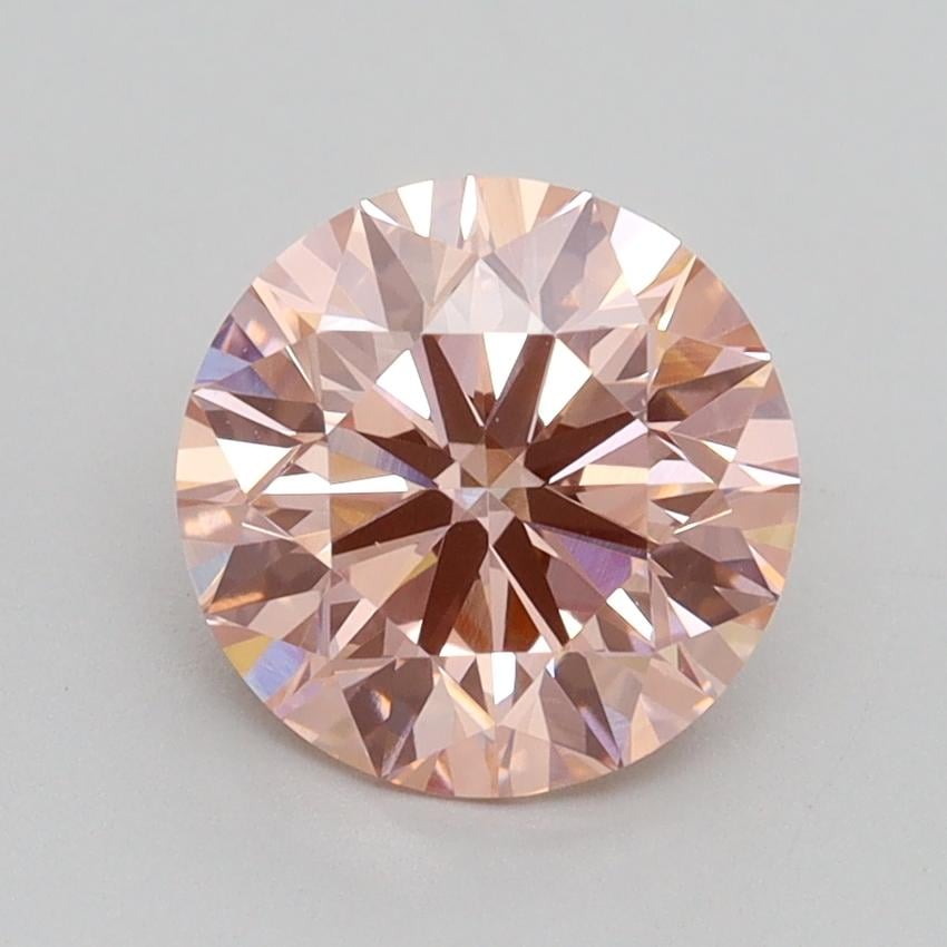 1.76 Ct. Fancy Intense Pink Round Lab Grown Diamond