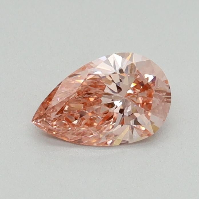0.43 Ct. Fancy Vivid Pink Pear Lab Grown Diamond
