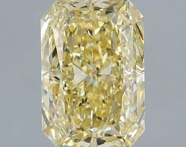 1.58 Ct. Fancy Intense Yellow Radiant Lab Grown Diamond