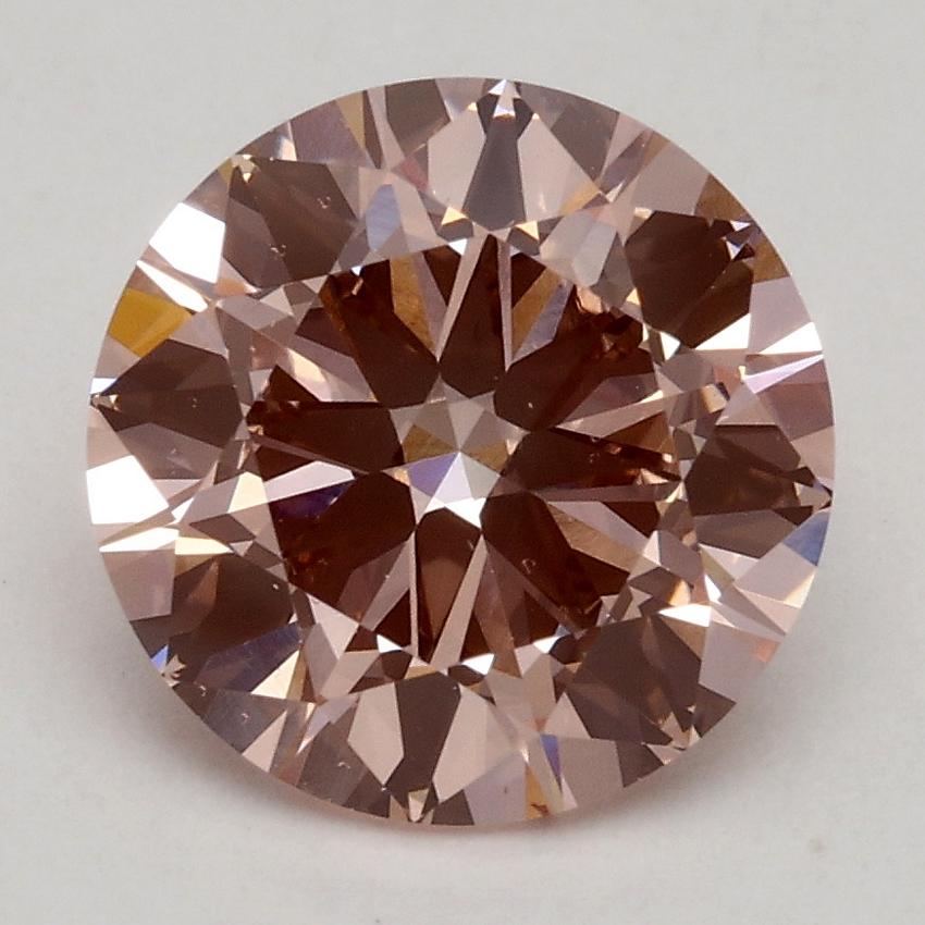 2.20 Ct. Fancy Intense Pink Round Lab Grown Diamond