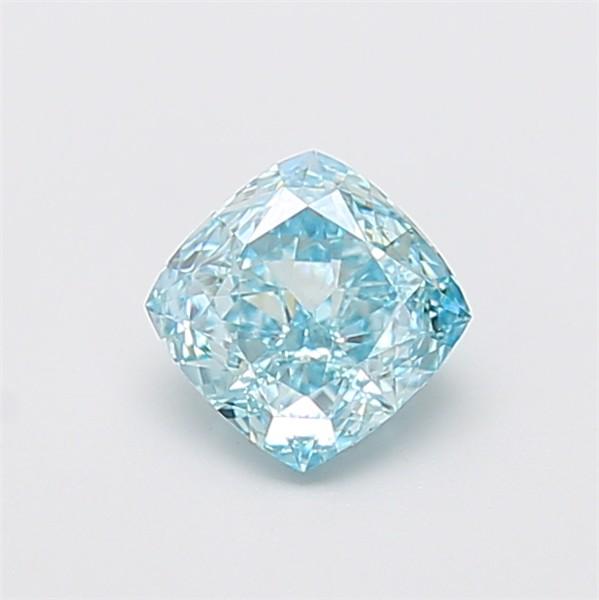 1.10 Ct. Fancy Intense Blue Cushion Lab Grown Diamond