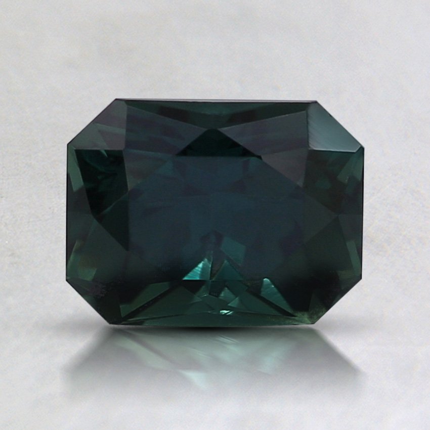 7X5.5mm Unheated Teal Radiant Sapphire