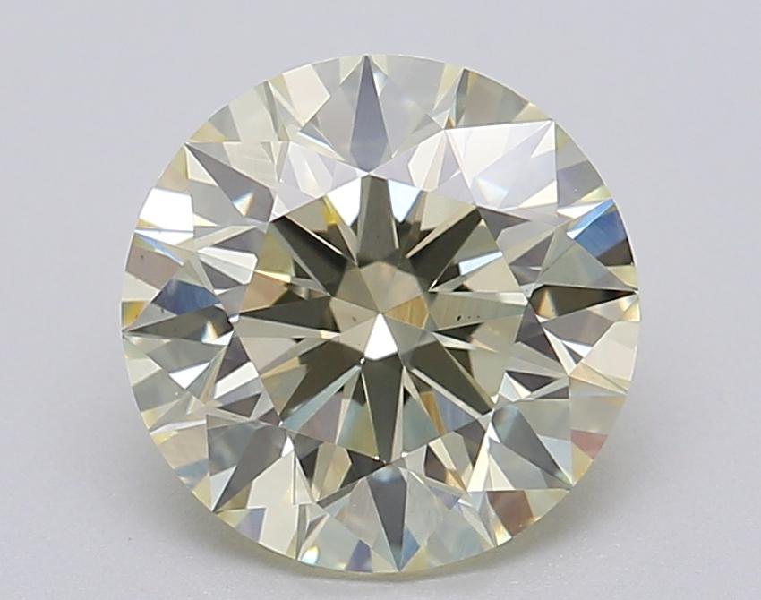 2.03 Ct. Fancy Light Yellow Round Lab Grown Diamond