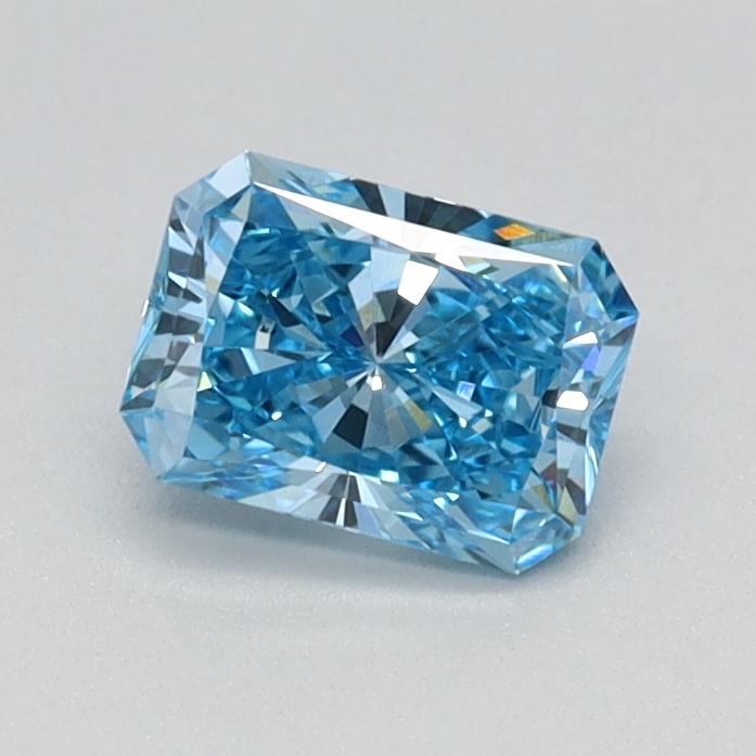 0.52 Ct. Fancy Vivid Blue Radiant Lab Grown Diamond