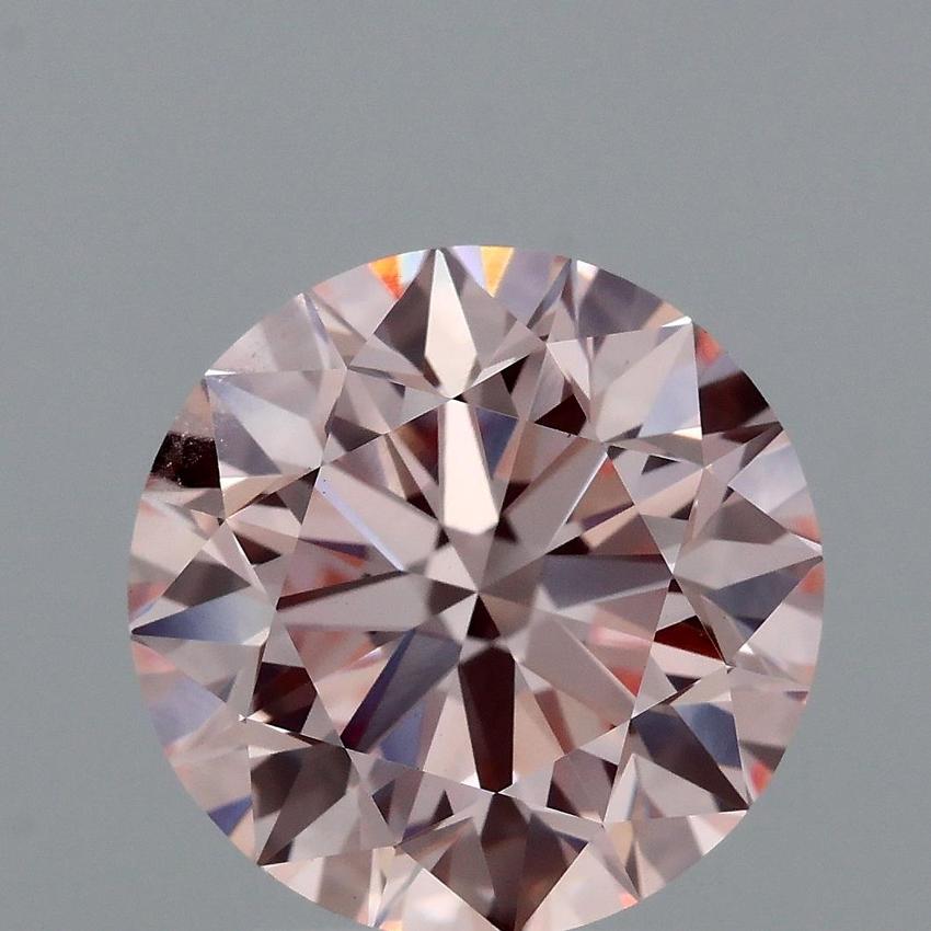 2.56 Ct. Fancy Intense Pink Round Lab Grown Diamond
