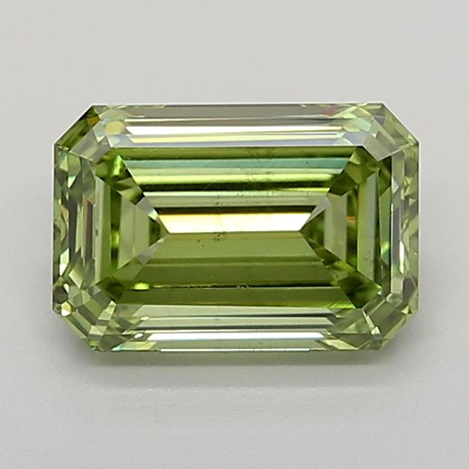 2.02 Ct. Fancy Vivid  Green Emerald Lab Grown Diamond