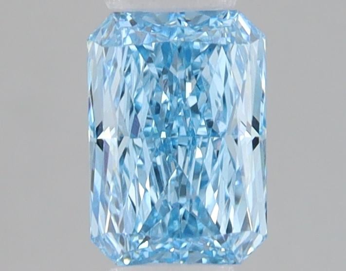 1.10 Ct. Fancy Vivid Blue Radiant Lab Grown Diamond
