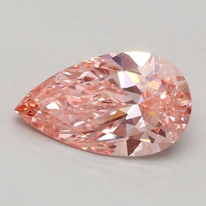 0.52 Ct. Fancy Vivid Pink Pear Lab Grown Diamond