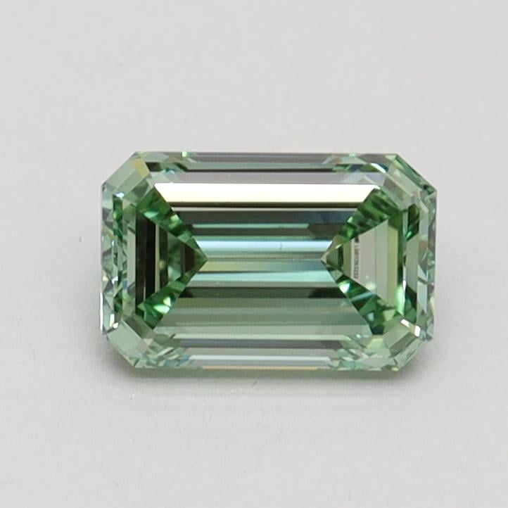 0.70 Ct. Fancy Intense Green Emerald Lab Grown Diamond