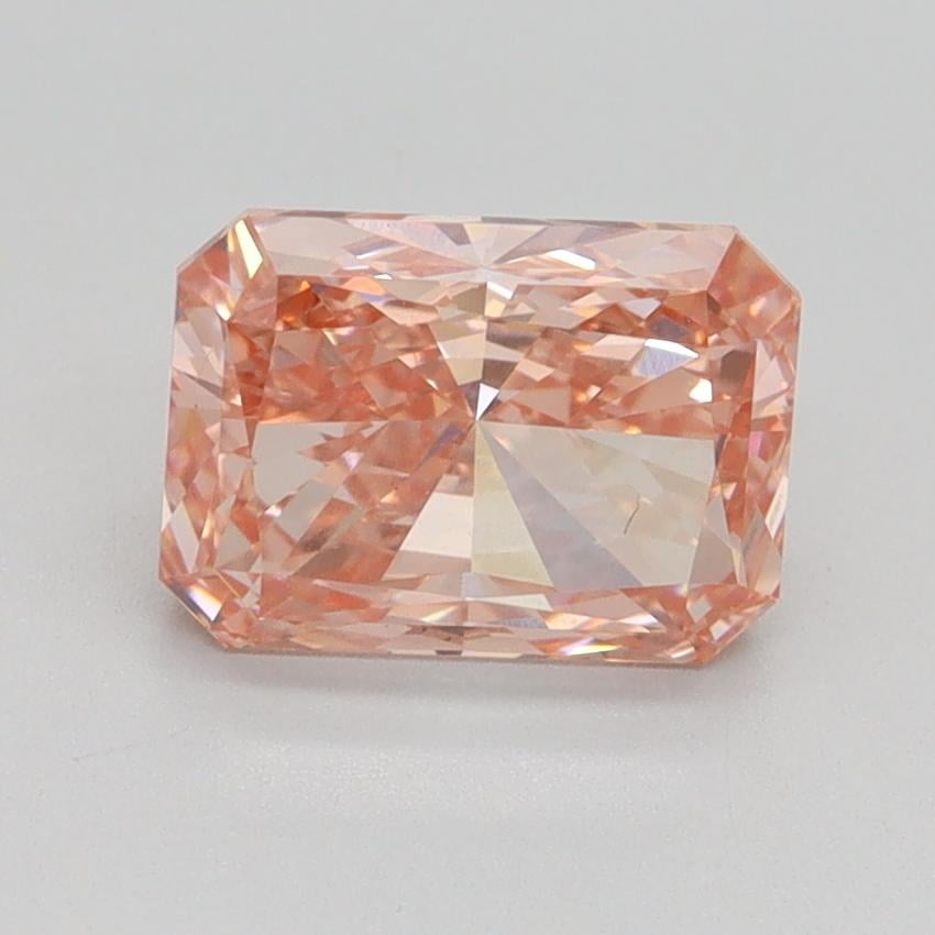 1.71 Ct. Fancy Intense Pink Radiant Lab Grown Diamond