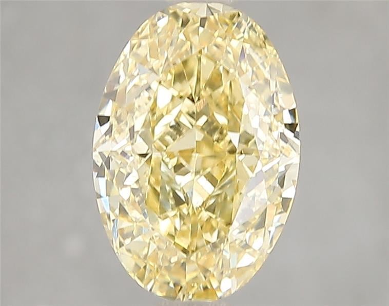 3.01 Ct. Fancy Vivid Yellow Oval Lab Grown Diamond