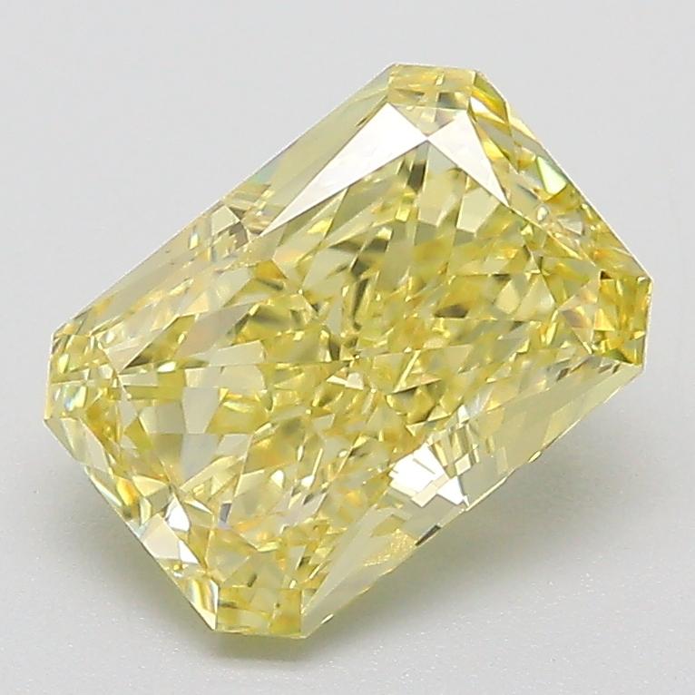 2.09 Ct. Fancy Intense  Yellow Radiant Lab Grown Diamond