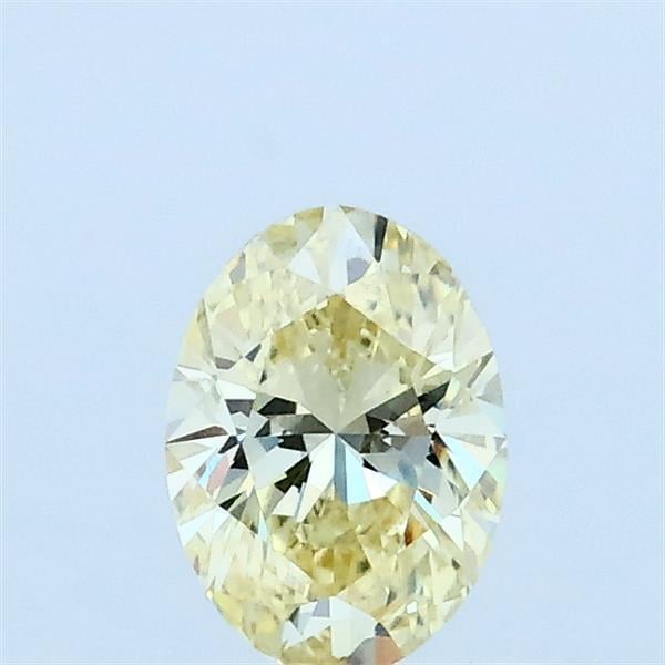 0.46 Ct. Fancy Light Yellow Oval Lab Grown Diamond