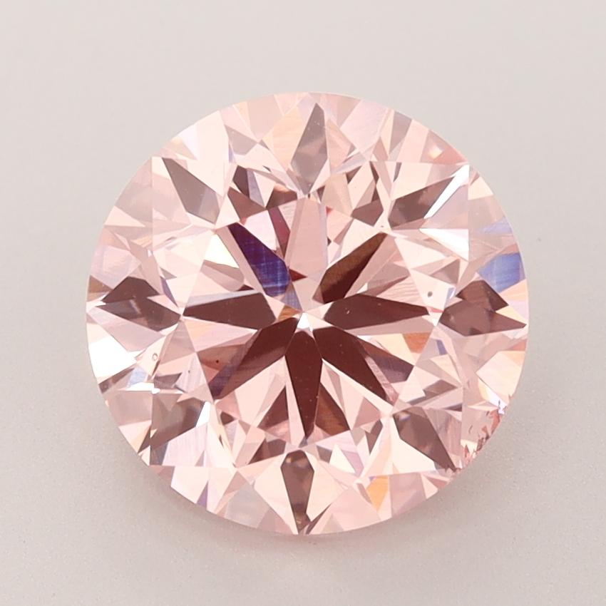 3.00 Ct. Fancy Vivid Pink Round Lab Grown Diamond