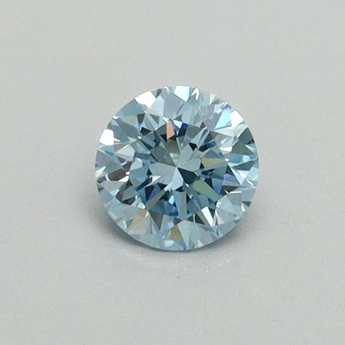 0.34 Ct. Fancy Intense Blue Round Lab Grown Diamond
