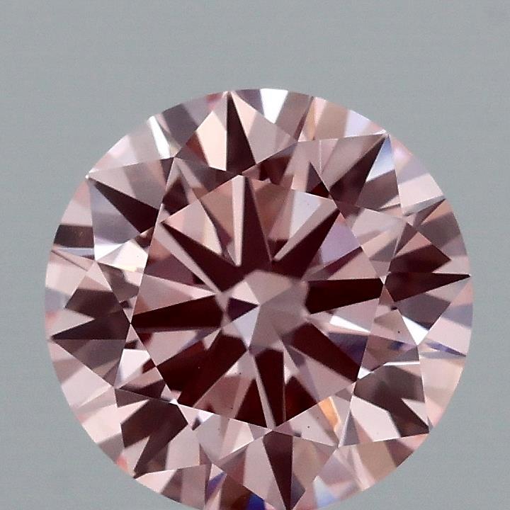 2.04 Ct. Fancy Vivid Pink Round Lab Grown Diamond
