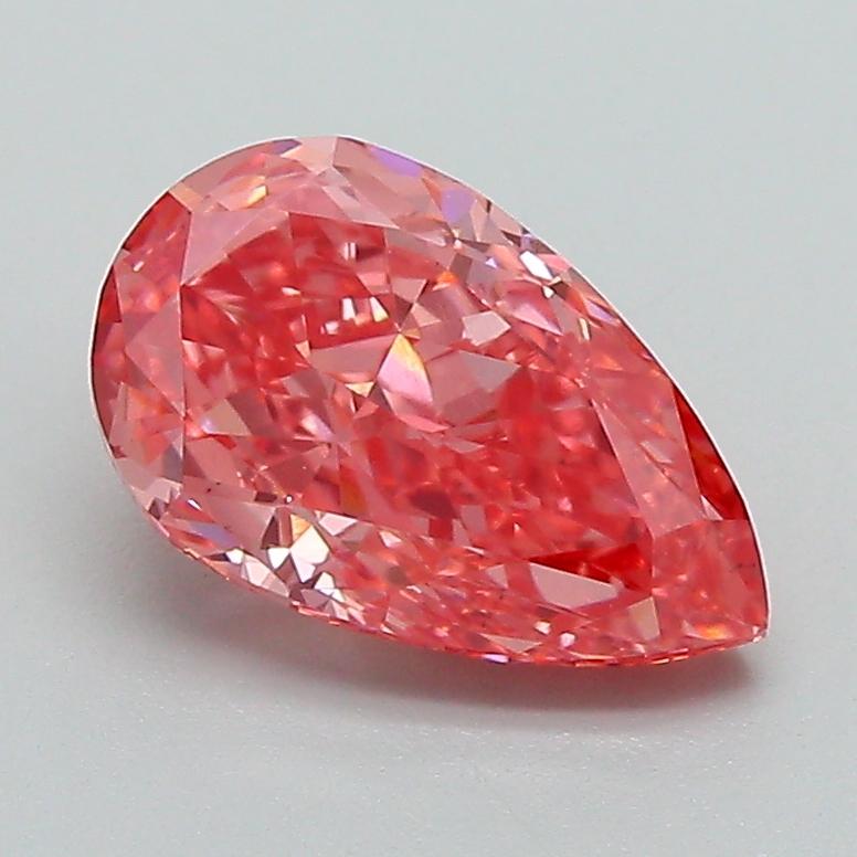1.73 Ct. Fancy Vivid Pink Pear Lab Grown Diamond