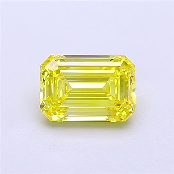 1.04 Ct. Fancy Vivid Yellow Emerald Lab Grown Diamond