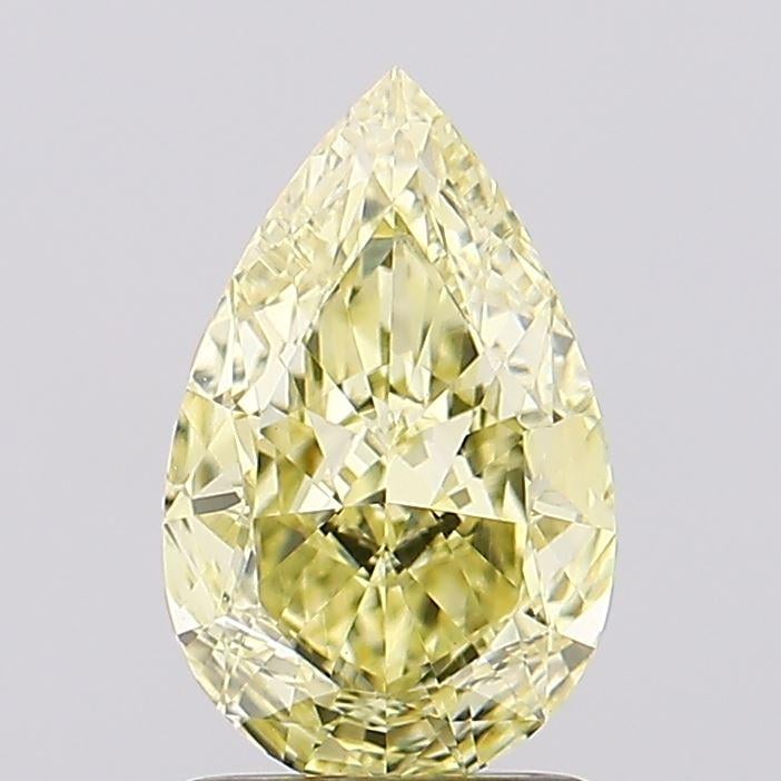 1.74 Ct. Fancy Intense Yellow Pear Lab Grown Diamond