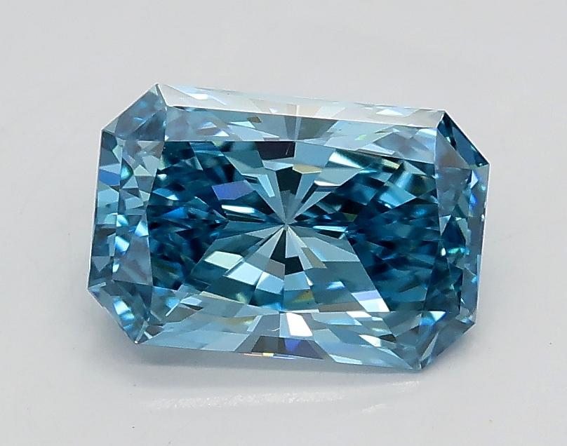 1.04 Ct. Fancy Vivid Blue Radiant Lab Grown Diamond