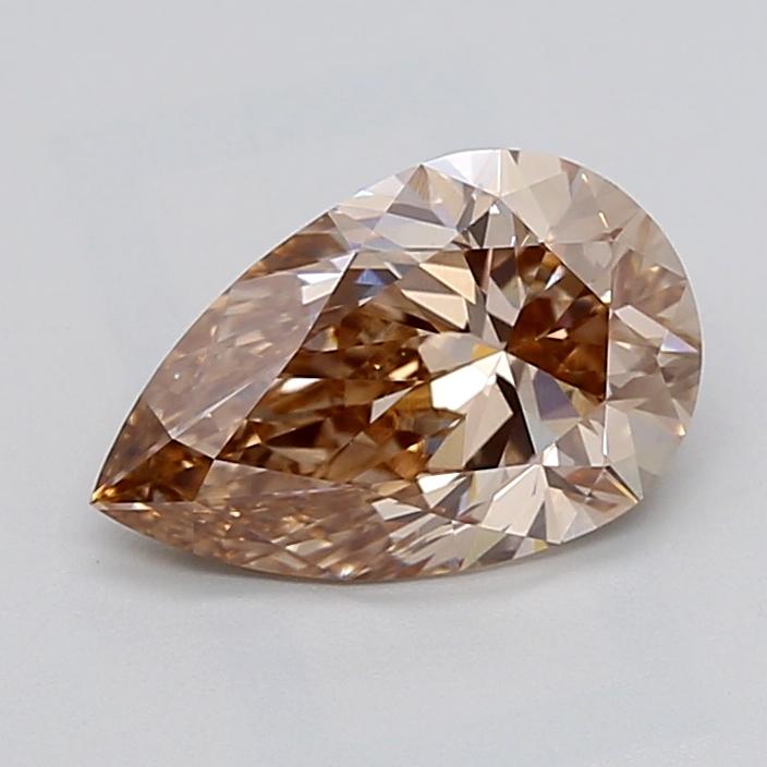 1.99 Ct. Light  Brown Pear Lab Grown Diamond