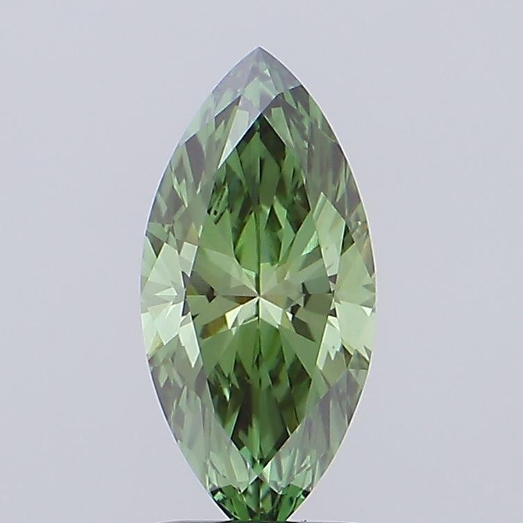 2.05 Ct. Fancy Vivid Green Marquise Lab Grown Diamond