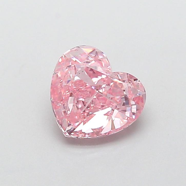 1.39 Ct. Fancy Vivid Pink Heart Lab Grown Diamond