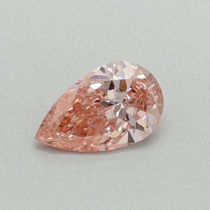 0.30 Ct. Fancy Vivid Pink Pear Lab Grown Diamond